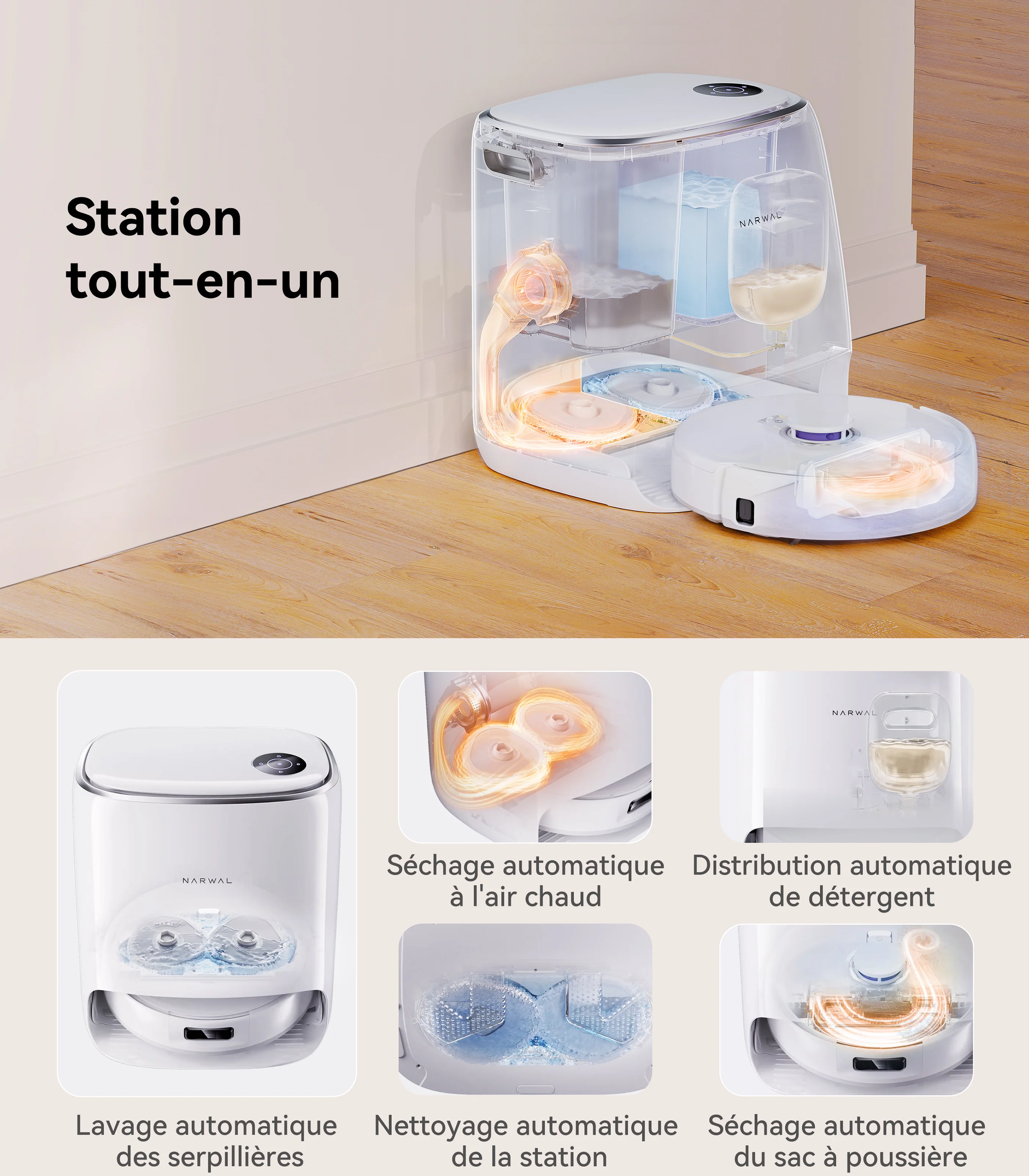 Narwal Freo X Ultra Aspirateur robot laveur - Image 4