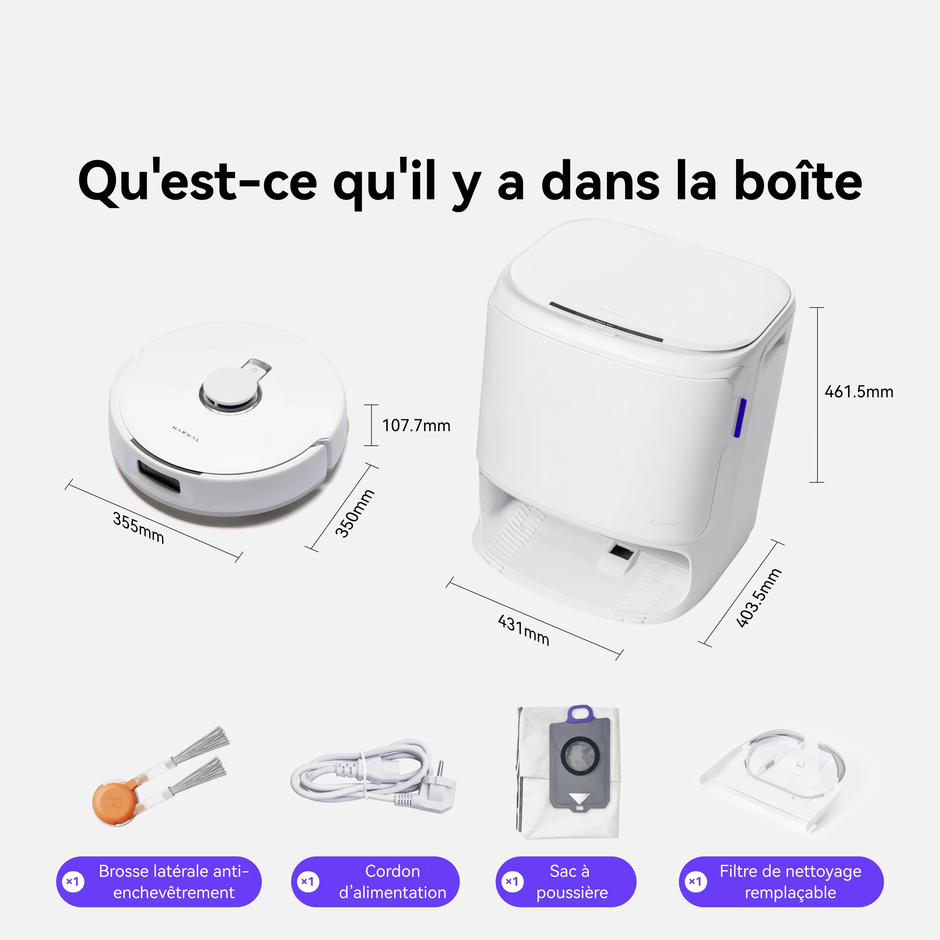 Narwal Freo X10 Pro – Packs combinés avec accessoires - Image 11