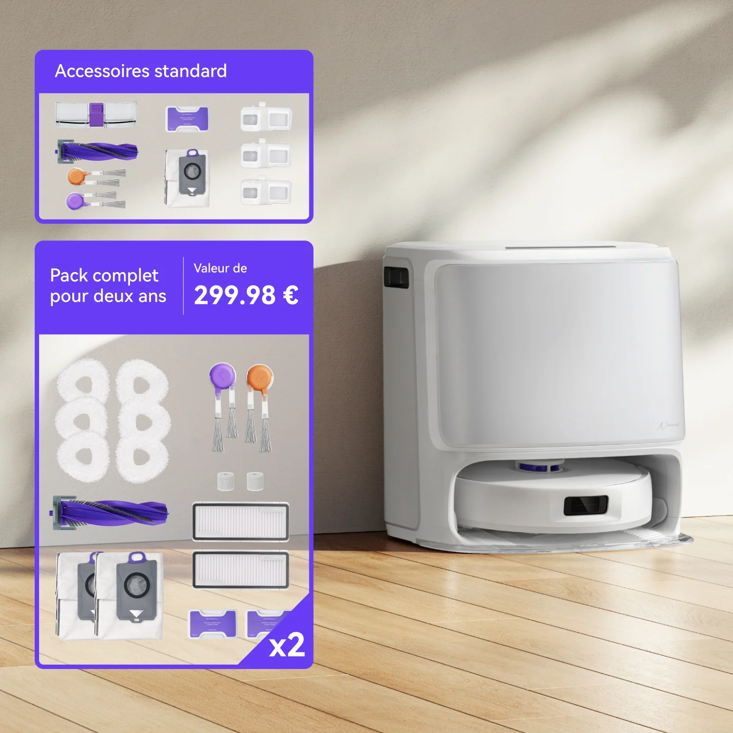 Narwal Freo Z10 – Pack combiné avec accessoires - Image 11